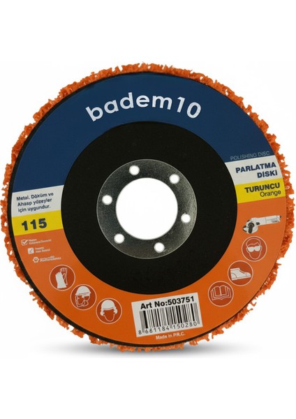 Turuncu 115 mm Parlatma Diski Ahşap Metal Döküm Yüzeyler Için Pas Boya Sökücü Flap Disk fırsatları