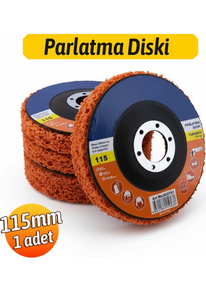 Turuncu 115 mm Parlatma Diski Ahşap Metal Döküm Yüzeyler Için Pas Boya Sökücü Flap Disk