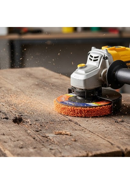 Turuncu 115 mm Parlatma Diski Ahşap Metal Döküm Yüzeyler Için Pas Boya Sökücü Flap Disk modelleri