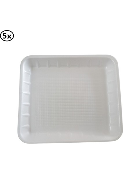 8c Kullan-At Köpük Tabak 30X26 cm x 5 Adet