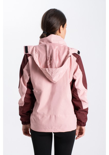 Kadın Çift Renkli İçi Polarlı Kapüşonlu Kaban indirimleri