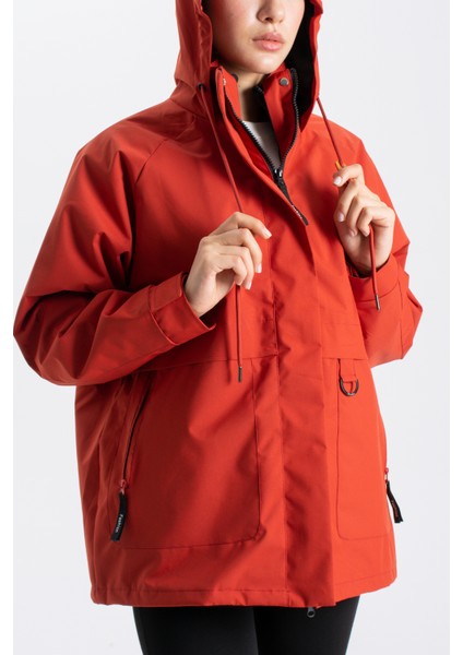 Kadın Arkası Rüzgarlıklı Içi Polarlı Kaban A963518