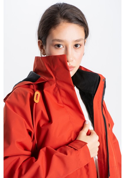 Kadın Arkası Rüzgarlıklı Içi Polarlı Kaban A963518 fiyatları