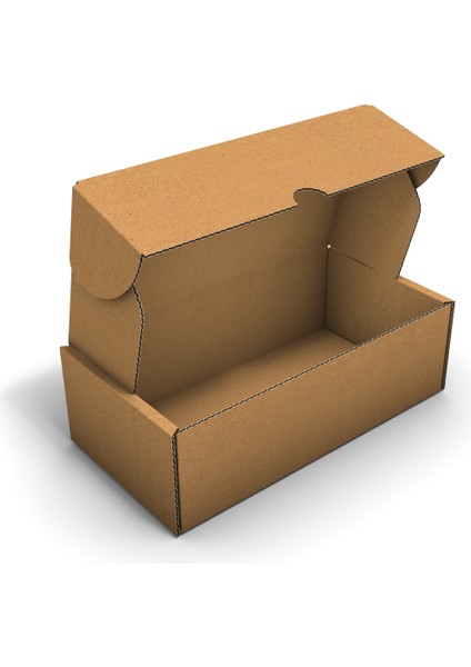 Ondüle 20X10X6 cm E-Ticaret Kargo Gönderi Kutusu