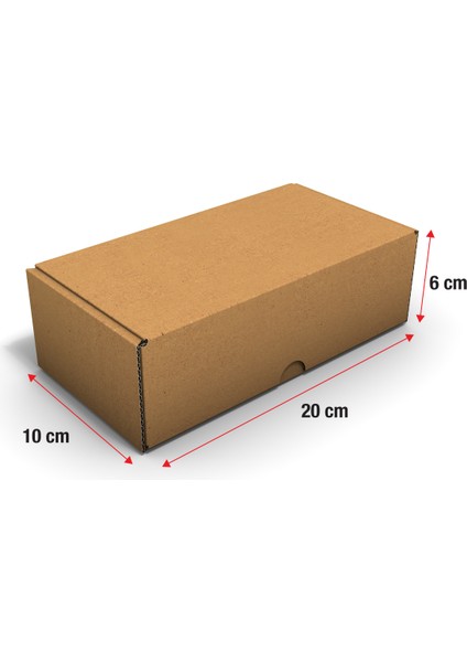 Ondüle 20X10X6 cm E-Ticaret Kargo Gönderi Kutusu fiyatları