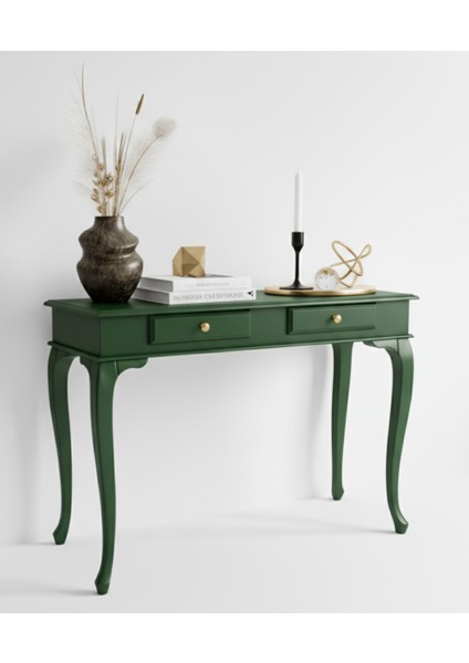 110 cm Masif Lükens Yeşil Çalışma Masası fiyatları