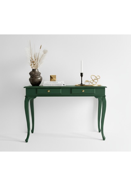 110 cm Masif Lükens Yeşil Çalışma Masası modelleri