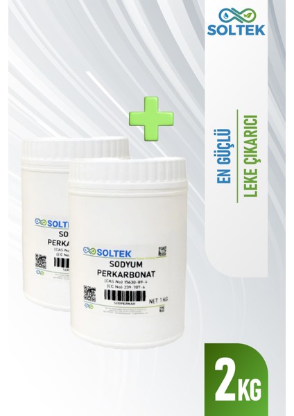 Doğal Çamaşır Beyazlatıcı & Leke Çıkarıcı – Sodyum Perkarbonat Ikili Set