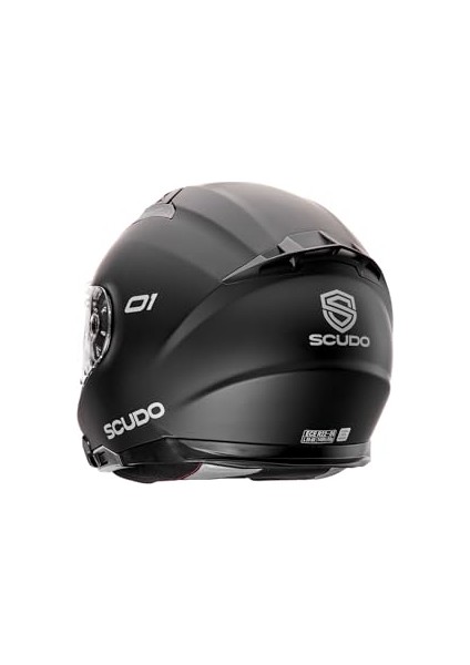 Açık Kask Güneş Vizörlü Ece 22.06 Mat Siyah Xs Boy