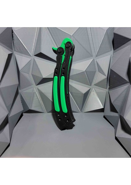 Kelebek Tarzı Dekoratif Koleksiyon Ürünü – Yeşil Renk – 3D Baskı Koleksiyon Ürünü modelleri