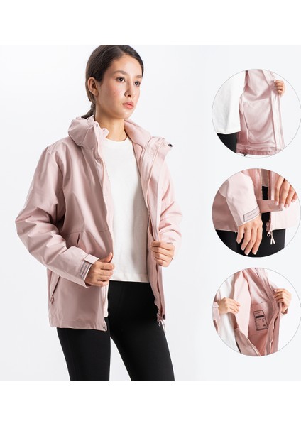 Kadın Göğüsü Cepli Içi Polarlı Kaban A96888