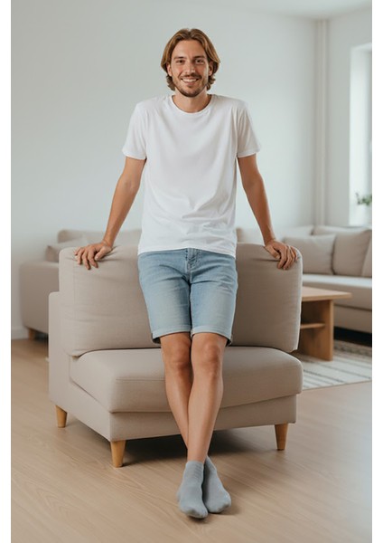 Bambu Erkek Çorap 786 Gri indirimleri