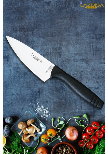 Eco Serisi Mutfak Bıçak Şivri Şef Bıçağı Et Ekmek Sebze Salata Günlük Kullanım Şef Bıçağı Hds-14