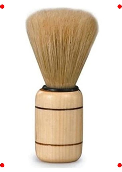 Ahşap Saplı Sakal Tıraş Köpürtme Fırçası