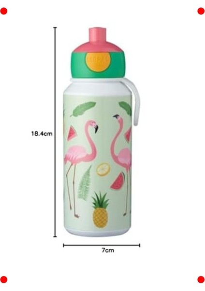 400 ml Tropik Hayvan Desenli Su Şişesi fiyatları