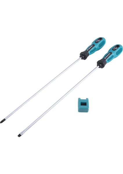 Penggong 2 Adet 12 Inç Uzunluğunda Yivli ve Phillips Tornavida Seti Kauçuk Saplı Manyetik Tornavida (Yurt Dışından) fiyatları