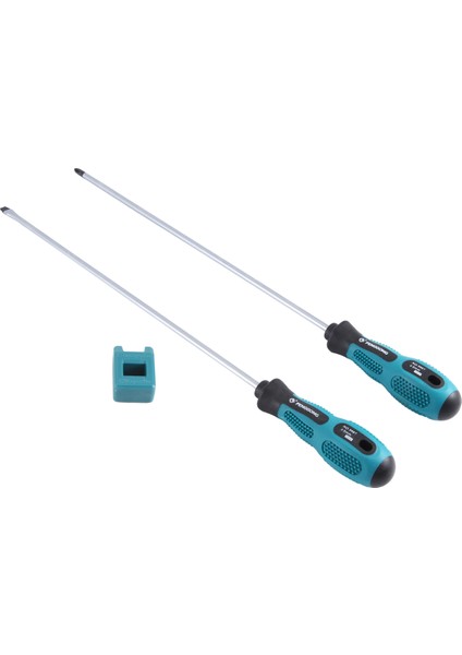 Penggong 2 Adet 12 Inç Uzunluğunda Yivli ve Phillips Tornavida Seti Kauçuk Saplı Manyetik Tornavida (Yurt Dışından) modelleri