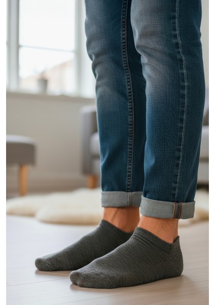 Bambu Erkek Çorap 786 Koyu Gri