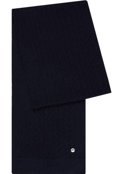 Lambswool Yün Lacivert Atkı indirimleri