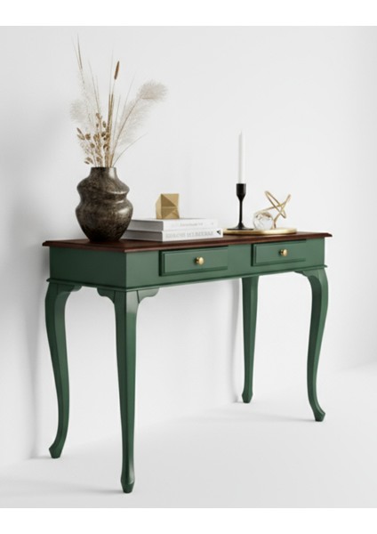 120 cm Masif Lükens Yeşil Ceviz Çalışma Masası fiyatları