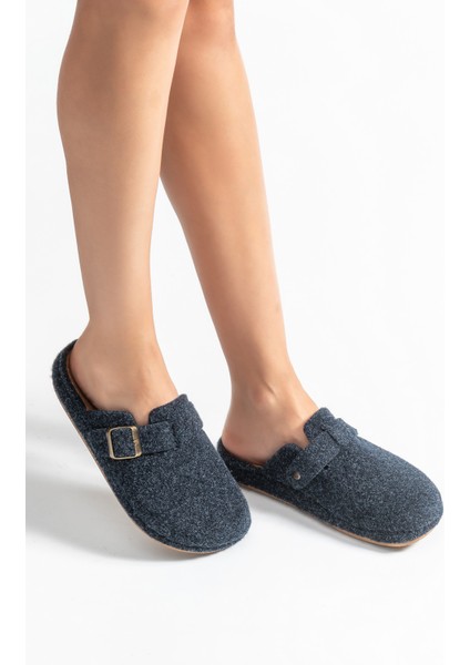 Tuana Kadın,Garson Boy Ev Terliği Lacivert 36/40