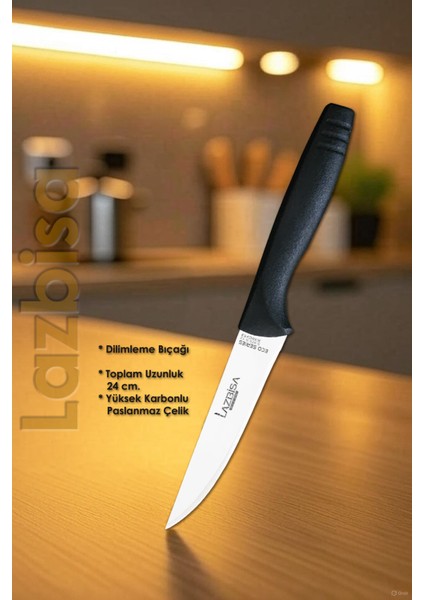 Eco Serisi Mutfak Bıçak Seti Et Ekmek Sebze Pizza Salata Börek Şef Bıçağı 5 Li Set Hds-05