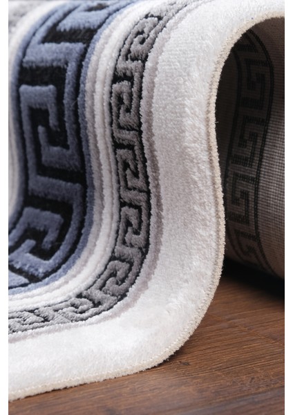 Diamond 1016 Mavi Akrilik Modern Yumuşak Dokuma Salon Mutfak Oturma Yatak Odası Halısı fırsatları