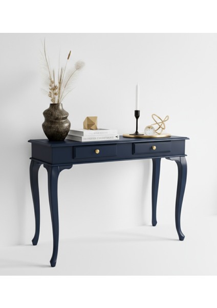 110 cm Masif Lükens Lacivert Çalışma Masası fiyatları