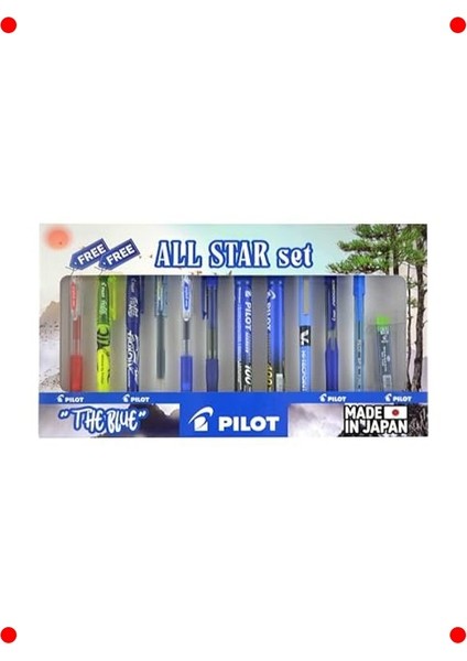 Mavi Temalı Çoklu Ürün Seti - 12 Parça