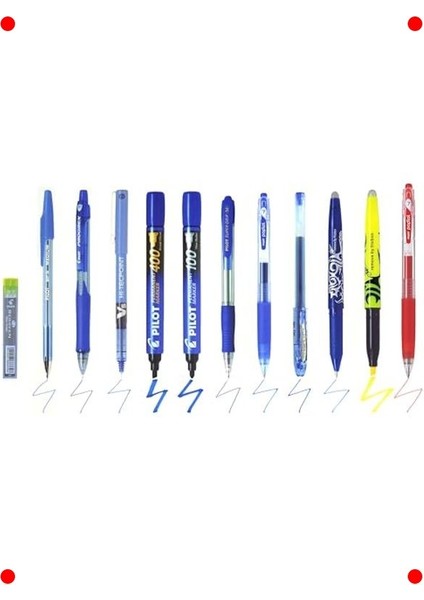 Mavi Temalı Çoklu Ürün Seti - 12 Parça fırsatları