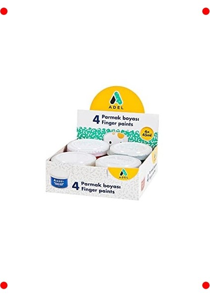 Parmak Boyası Seti - 4 Renk 45ML