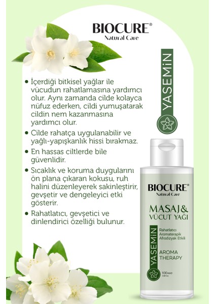 Rahatlatıcı - Aromaterapik Afrodizyak Etkili Masaj Yağı ve Vücut Bakım Yağı - Yasemin Özlü fiyatları