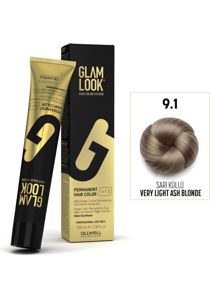 Glamlook Color Platınum Ash Blonde/açık Sarı Küllü 12.1 100 ml