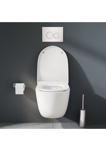 Sento 130-003R009 Klozet Kapağı, Yavaş Kapanır, Kolay Çıkabilir, Beyaz modelleri