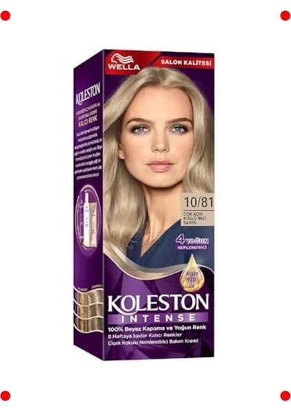 Çok Açık Küllü Inci Sarısı Kalıcı Saç Boyası