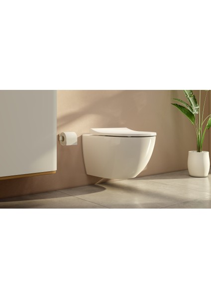 Sento 7748B003-0559 Rim-ex Asma Klozet, 54 cm, Beyaz fırsatları