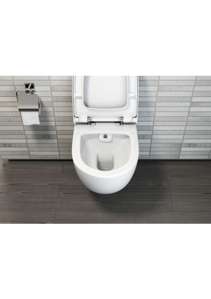 Sento 7748B003-0559 Rim-ex Asma Klozet, 54 cm, Beyaz indirimleri