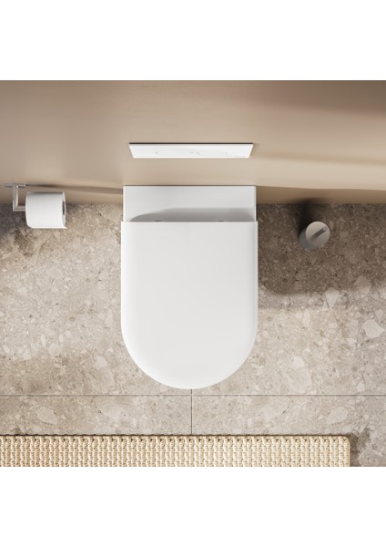 Integra 121-003-909 Universal Klozet Kapağı, Yavaş Kapanır, Kolay Çıkabilir, Beyaz