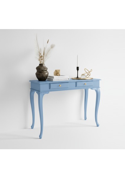 100 cm Masif Lükens Açık Mavi Çalışma Masası fiyatları