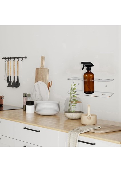 Akrilik Şişe Tutucu Duvara Monte Aerosol Kutusu Rafı Donanımlı Şişe Düzenleyici (Yurt Dışından) fırsatları