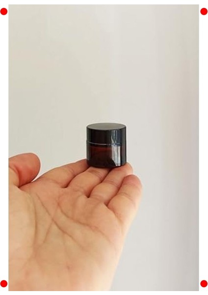 Mini Amber Cam Kavanozlar - Sızdırmaz Kapaklı (6 Adet) fiyatları