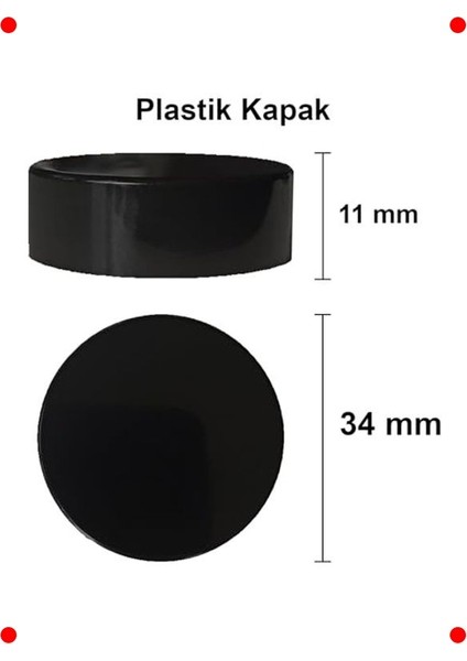 Mini Amber Cam Kavanozlar - Sızdırmaz Kapaklı (6 Adet) fırsatları