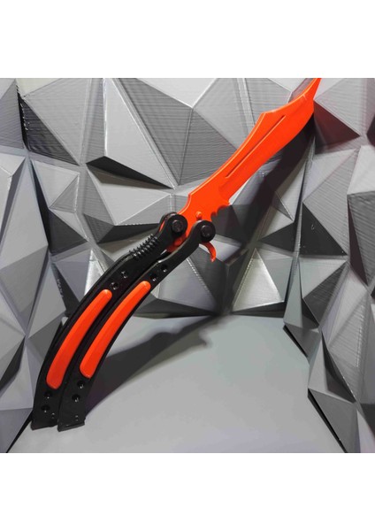 Kelebek Tarzı Dekoratif Koleksiyon Ürünü – Kırmızı Renk – 3D Baskı Koleksiyon Ürünü