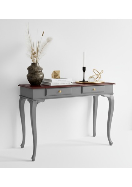 120 cm Masif Lükens Gri Ceviz Çalışma Masası fiyatları