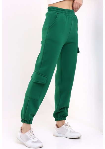 Yüksek Bel Eşofman Altı Jogger Kargo Cepli Unısex 3 Iplik indirimleri
