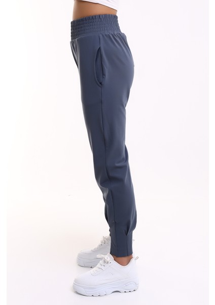 Jogger Eşofman Altı Scuba Dalgıç Yüksek Bel Likralı