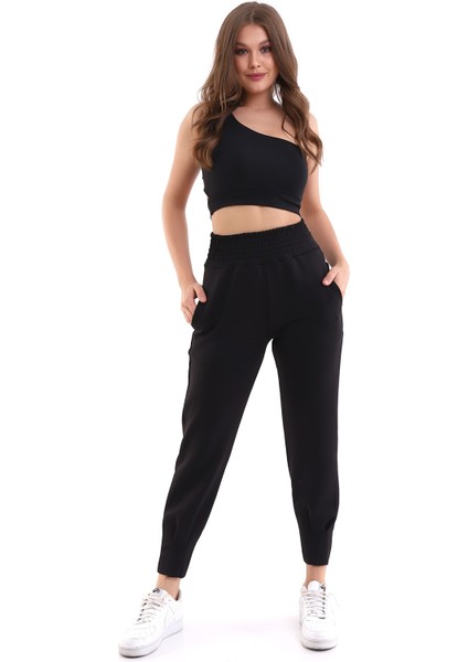 Scuba Dalgıç Yüksek Bel Eşofman Altı Paça Pileli / Everyday Tracksuıt Pants fiyatları