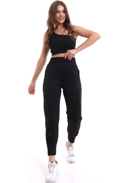 Scuba Dalgıç Yüksek Bel Eşofman Altı Paça Pileli / Everyday Tracksuıt Pants modelleri