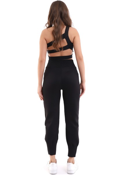 Scuba Dalgıç Yüksek Bel Eşofman Altı Paça Pileli / Everyday Tracksuıt Pants