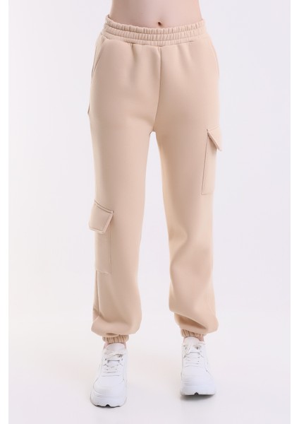 Modern Jogger Kadın Eşofman Altı Paça ve Yan Kargo Cepli fırsatları
